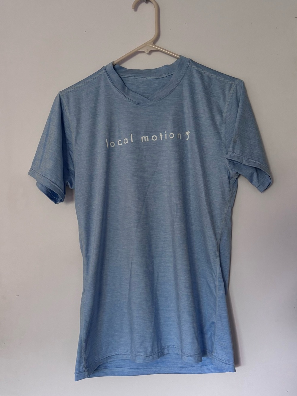 Local Motion Women's Light Blue Short-Sleeve Logo Tee